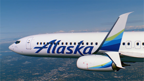 Alaska airlines airplane