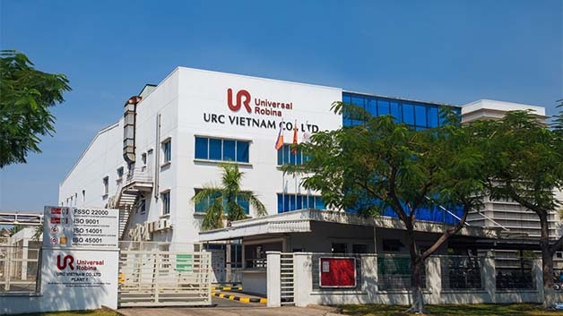 Exterior of URC company building